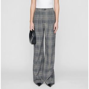 Anine Bing Carrie Pant plaid